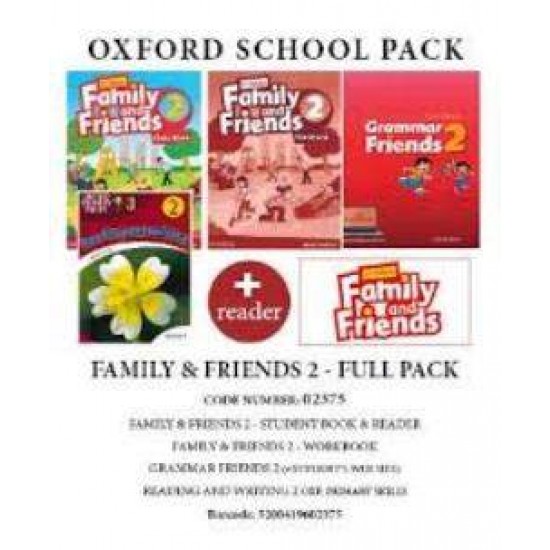 FAMILY AND FRIENDS 2 FULL PACK (SB + WB + GRAMMAR FRIENDS 2 + OXFORD PRIMARY SKILLS READING & WRITING 2 + READER) - 02375 2ND ED - 