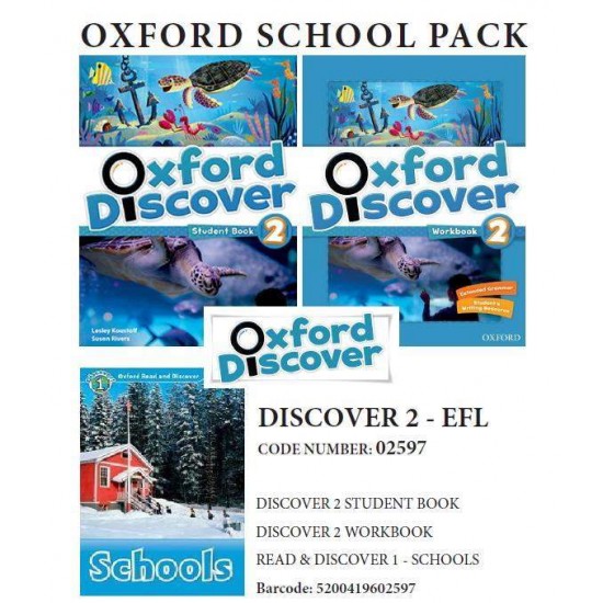 OXFORD DISCOVER 2 PACK EFL (INCL. SB + WB + READER: SCHOOLS) - 02597 - LESLEY KOUSTAFF, SUSAN RIVERS, KATHLEEN KAMPA, CHARLES VILINA, KENNA BOURKE