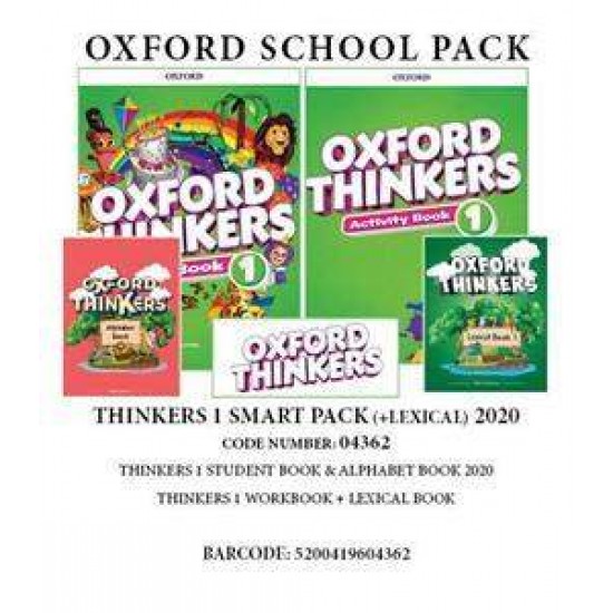 OXFORD THINKERS 1 NEW SMART PACK (SB + WB + ALPHABET BOOK 2020 + LEXICAL BOOK) 2020 - 04362 - 