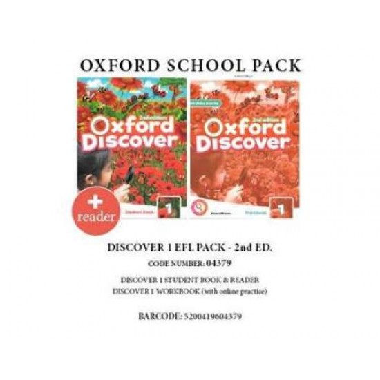 OXFORD DISCOVER 1 PACK EFL (SB + WB WITH ONLINE PRACTICE + READER: TREES) - 04379 2ND ED - 