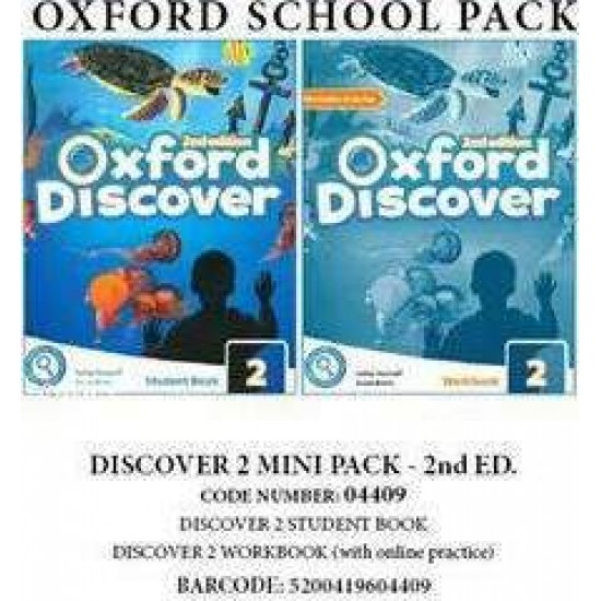 OXFORD DISCOVER 2 PACK MINI (INCL. SB + WBK WITH ONLINE PR. ) - 04409 2ND ED - LESLEY KOUSTAFF, SUSAN RIVERS, KATHLEEN KAMPA, CHARLES VILINA, KENNA BOURKE