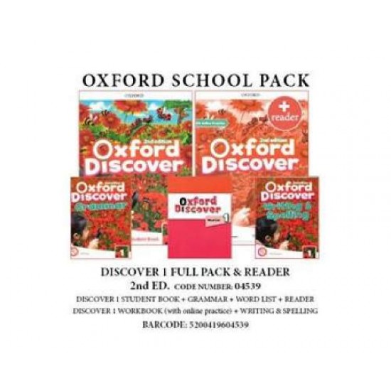 OXFORD DISCOVER 1 2ND PACK FULL PACK & READER - 04539 - 