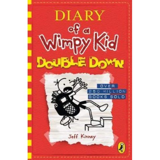 DIARY OF A WIMPY KID 11: DOUBLE DOWN  PB - JEFF KINNEY - 2018