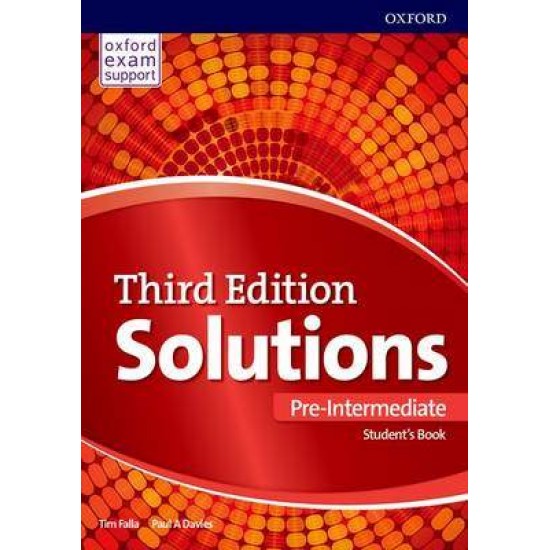 SOLUTIONS PRE-INTERMEDIATE SB 3RD ED - PAUL DAVIES-TIM FALLA