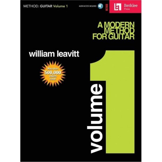 A MODERN METHOD FOR GUITAR (+ CD) VOLUME 1 - WILLIAM LEAVITT