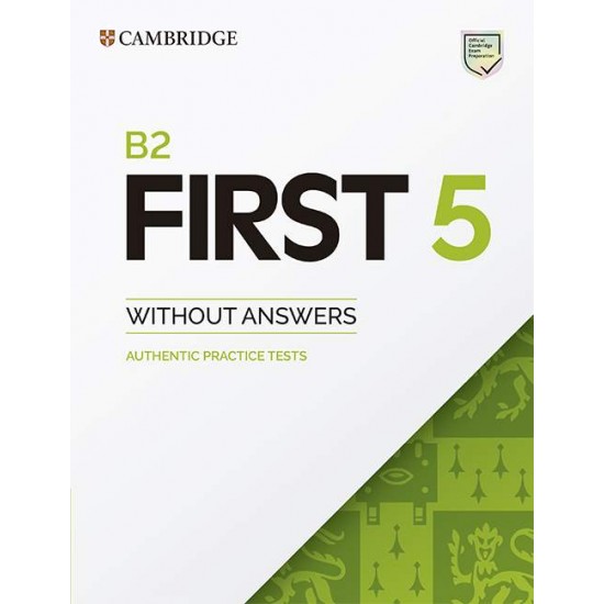 CAMBRIDGE ENGLISH FIRST 5 SB WO/A - 