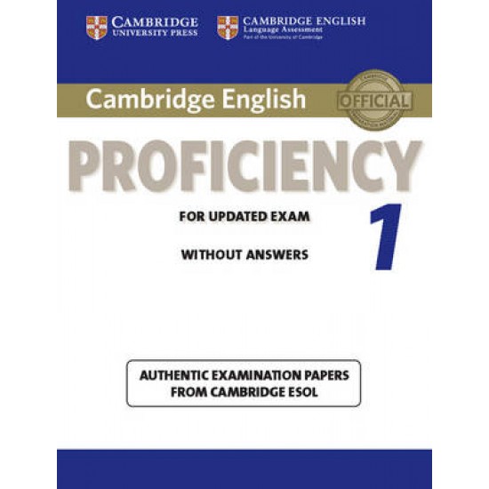 CAMBRIDGE ENGLISH PROFICIENCY FOR UPDATED EXAM 1 SB WO/A - CAMBRIDGE ESOL