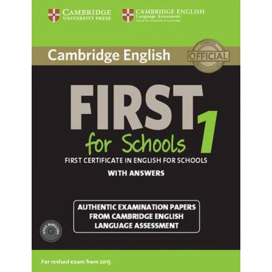 CAMBRIDGE ENGLISH FIRST FOR SCHOOLS 1 SELF STUDY PACK (+ 2 CD) N/E - CAMBRIDGE ESOL