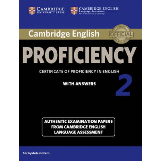 CAMBRIDGE ENGLISH PROFICIENCY FOR UPDATED EXAM 2 SB W/A - VICTORIAN ASSOCIATION FOR ENVIRONMENTAL EDUCATION