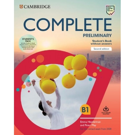 COMPLETE PRELIMINARY SB PACK (+ONLINE PRACTICE & WB WITHOUT ANSWERS) (FOR THE REVISED EXAM FROM 2020) 2ND ED - PETER MAY-EMMA HEYDERMAN