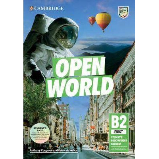 OPEN WORLD B2 FIRST SB PACK (+ WB WITH AUDIO DOWNLOAD) - ANTHONY COSGROVE-DEBORAH HOBBS