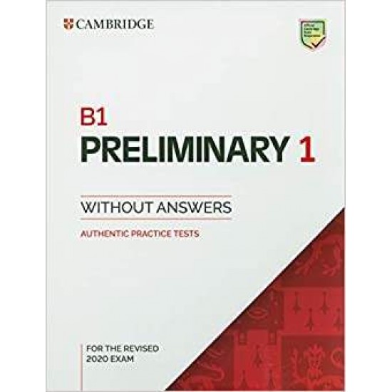 CAMBRIDGE PRELIMINARY ENGLISH TEST 1 SB (FOR REVISED EXAMS FROM 2020) - CAMBRIDGE ESOL