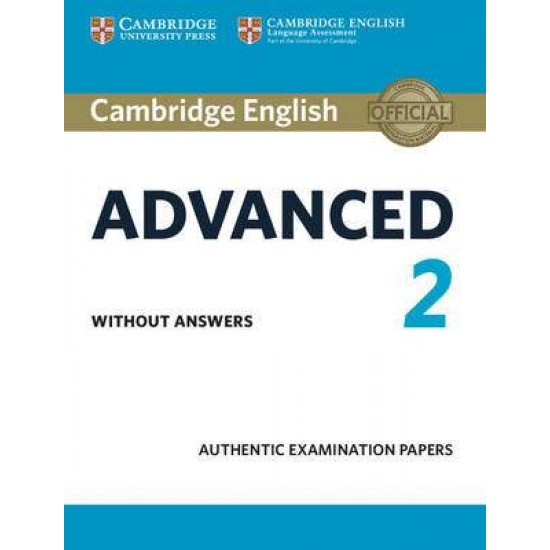 CAMBRIDGE ENGLISH ADVANCED 2 SB WO/A - CAMBRIDGE ESOL