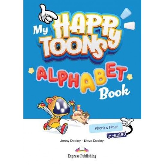 MY HAPPY TOONS ALPHABET BOOK JUNIOR A - 