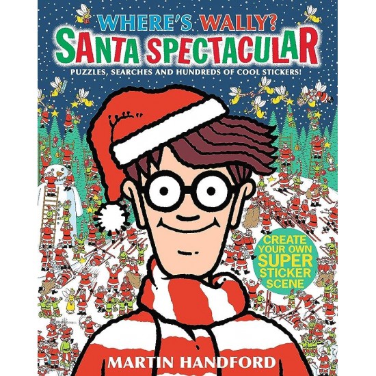 WHERE'S WALLY? : SANTA SPECTACULAR STICKER ACTIVITY BOOK PB - MARTIN HANDFORD 