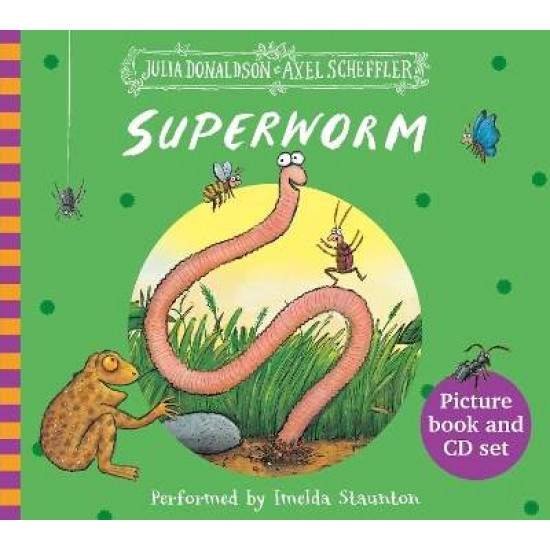 SUPERWORM BOOK & CD PB - Axel Scheffler-Julia Donaldson--