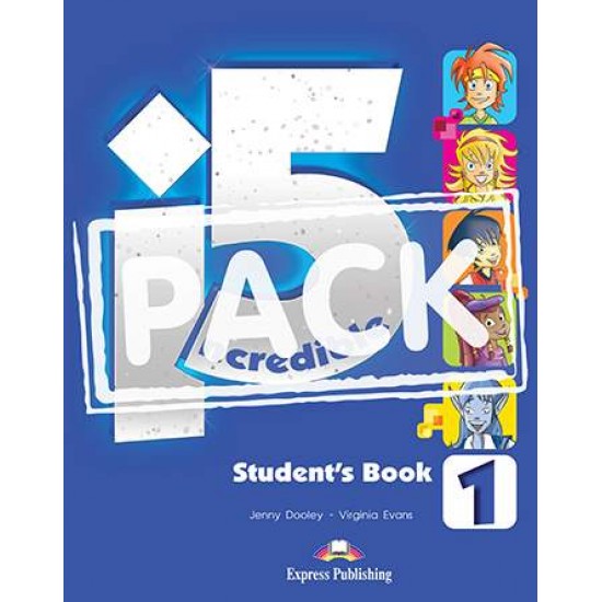 INCREDIBLE 5 1 SB POWER PACK 2 (+ BLOCKBUSTER 1 GRAMMAR + LET'S CELEBRATE + PRESENTATION SKILLS + IEBOOK + WB DIGIBOOKS APP) - EVANS, DOOLEY