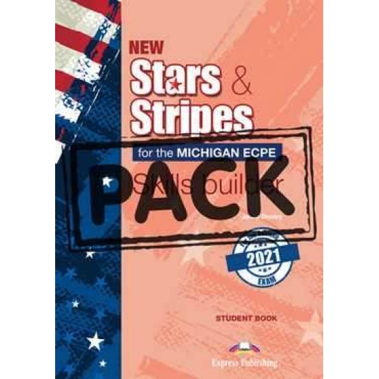 NEW STARS & STRIPES MICHIGAN ECPE 2021 EXAM SKILLS BUILDER (+ DIGIBOOKS APP) - 