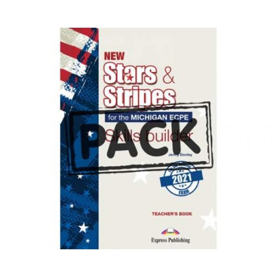 NEW STARS & STRIPES MICHIGAN ECPE 2021 EXAM TCHR'S SKILLS BUILDER (+ DIGIBOOKS APP) - 