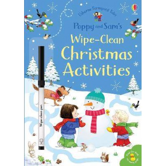 USBORNE : POPPY AND SAM'S WIPE-CLEAN CHRISTMAS ACTIVITIES - SAM TAPLIN-SIMON TAYLOR-KIELTY