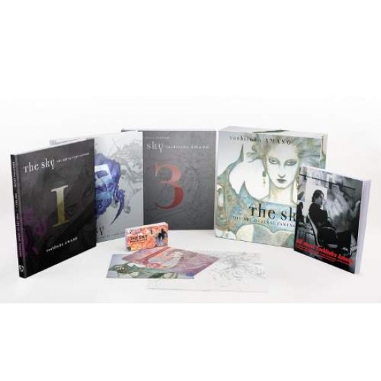 THE SKY: THE ART OF FINAL FANTASY BOXED SET (SECOND EDITION) HC - YOSHITAKA AMANO