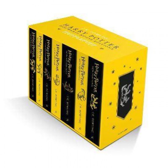 HARRY POTTER HUFFLEPUFF HOUSE EDITIONS PAPERBACK BOX SET - J. K. ROWLING