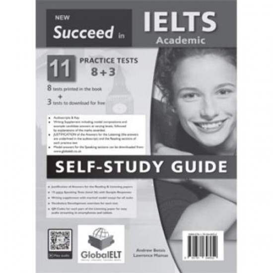 NEW SUCCEED IN IELTS ACADEMIC 11(8+3) PRACTICE TESTS SELF-STUDY - BETSIS