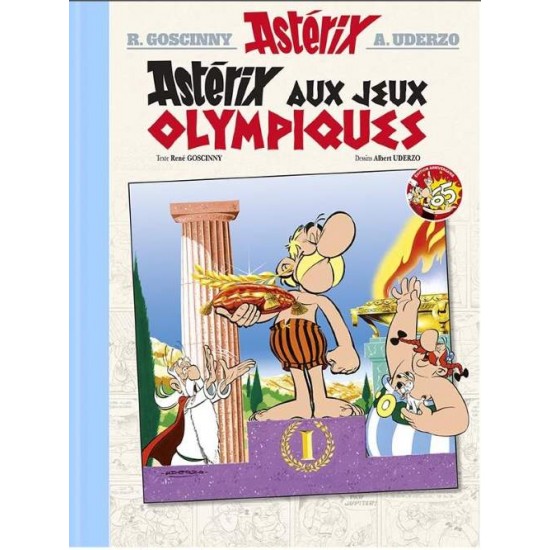 ASTÉRIX AUX JEUX OLYMPIQUES N°12 - ÉDITION LUXE - 65 ANS ASTÉRIX - RENÉ GOSCINNY, ALBERT UDERZO