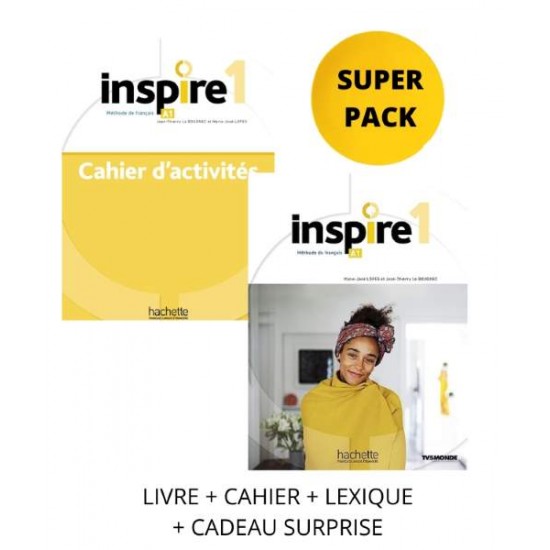 INSPIRE 1 SUPER PACK (LIVRE + CAHIER + LEXIQUE + CADEAU SURPRISE) - JEAN-THIERRY LE BOUGNEC, MARIE-JOSÉ LOPES