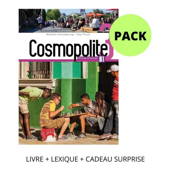 COSMOPOLITE 3 PACK (LIVRE + LEXIQUE + CADEAU SURPRISE) - NATHALIE HIRSCHSPRUNG-NELLY MOUS-A VEILLON-LEROUX