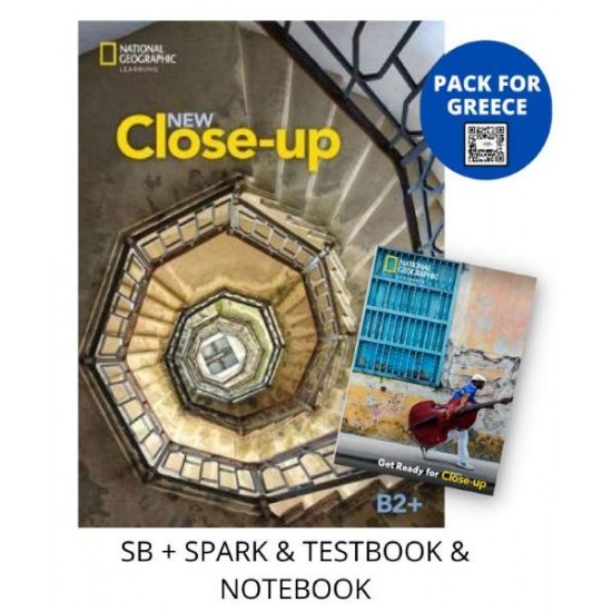 NEW CLOSE-UP B2+ PACK FOR GREECE (SB + SPARK & TESTBOOK & NOTEBOOK) - 