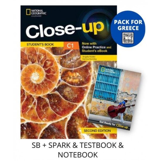 CLOSE-UP C1 PACK FOR GREECE (SB + SPARK & TESTBOOK & NOTEBOOK) 2ND ED