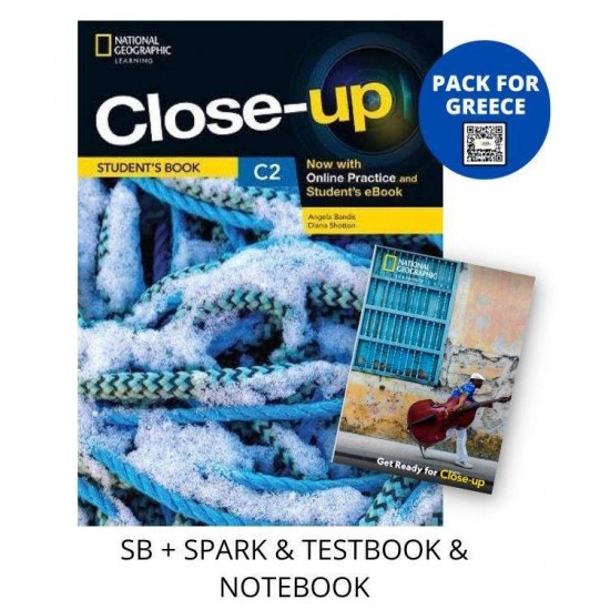 CLOSE-UP C2 PACK FOR GREECE (SB + SPARK & TESTBOOK & NOTEBOOK) 2ND ED - 