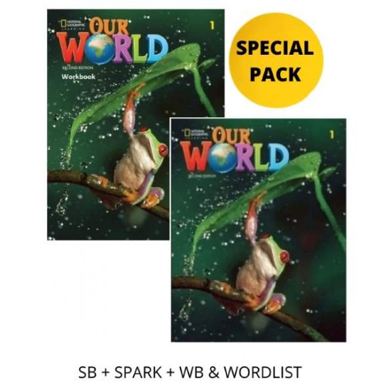 OUR WORLD 1 SPECIAL PACK FOR GREECE (SB + SPARK + WB & WORDLIST) BRIT. ED 2ND ED - DIANE PINKLEY