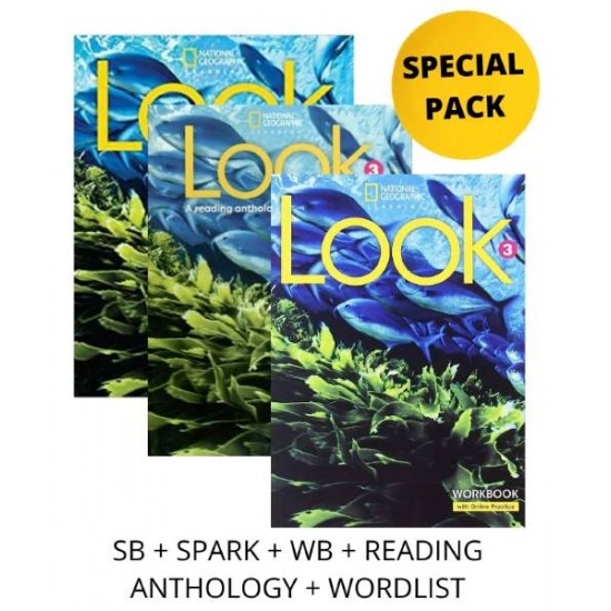 LOOK 3 SPECIAL PACK FOR GREECE (SB + SPARK + WB + READING ANTHOLOGY & WORDLIST) BRIT. ED - 