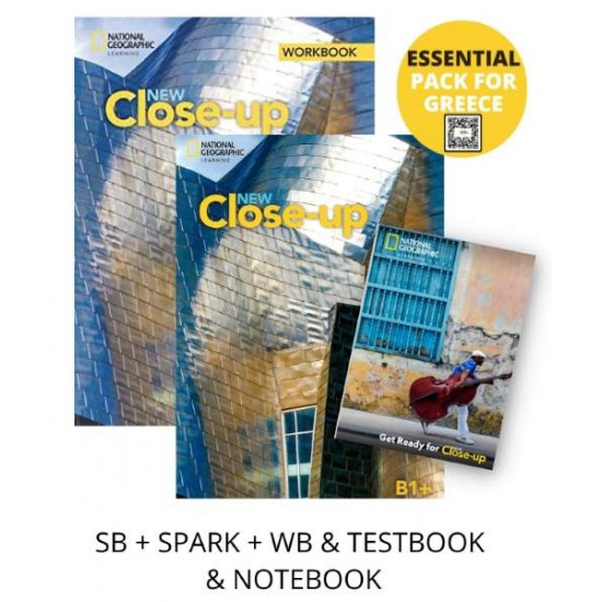 NEW CLOSE-UP B1+ ESSENTIAL PACK FOR GREECE (SB + SPARK + WB & TESTBOOK & NOTEBOOK) - 