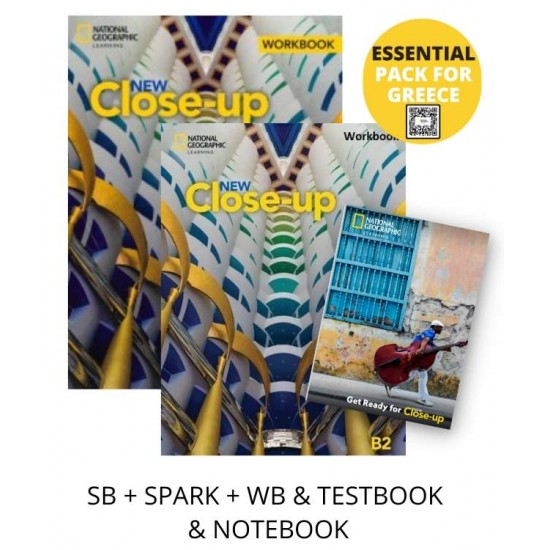 NEW CLOSE-UP B2 ESSENTIAL PACK FOR GREECE (SB + SPARK + WB & TESTBOOK & NOTEBOOK) - 