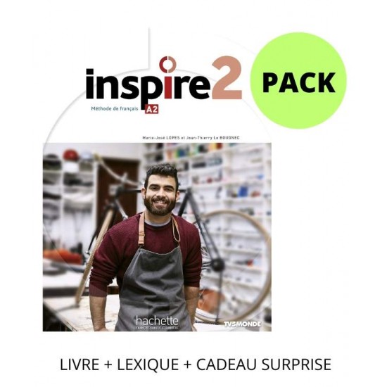 INSPIRE 2 PACK (LIVRE + LEXIQUE + CADEAU SURPRISE) - 