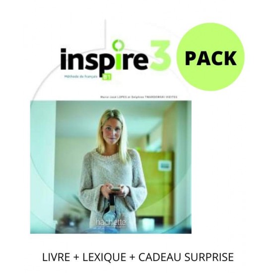 INSPIRE 3 PACK (LIVRE + LEXIQUE + CADEAU SURPRISE) - 