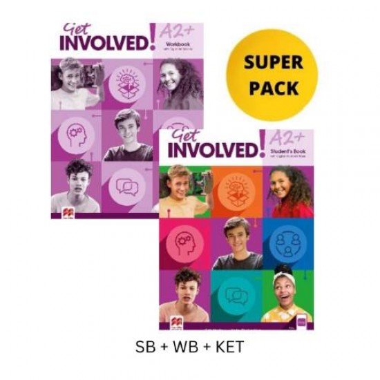 GET INVOLVED A2+ SUPER PACK (SB + WB + KET) BRIT. ED - GILL HOLLEY-KATE PICKERING