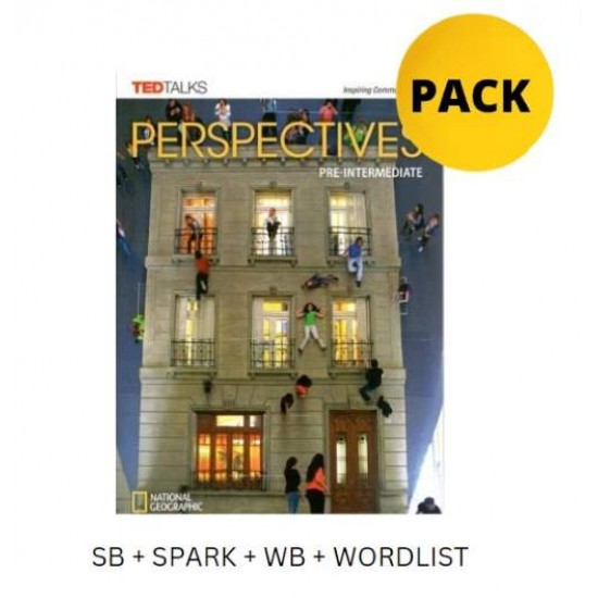 PERSPECTIVES PRE-INTERMEDIATE PACK (SB + SPARK + WB + WORDLIST) BRIT. ED - LEWIS LANSFORD-AMANDA JEFFRIES-DANIEL BARBER