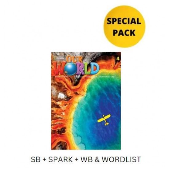 OUR WORLD 4 SPECIAL PACK FOR GREECE (SB + SPARK + WB & WORDLIST) BRIT. ED 2ND ED - CORY-WRIGHT, CRANDALL, SHIN