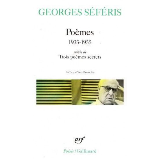 POEMES / TROIS POEMES SECRETS  POCHE - GEORGES SEFERIS