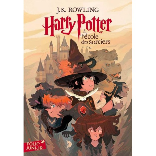 HARRY POTTER 1: A L'ECOLE DES SORCIERS N/E - FRENCH EDITION - POCHE - J K ROWLING