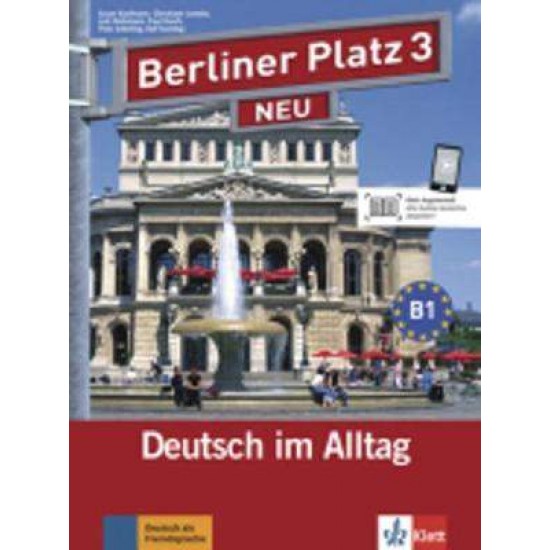 BERLINER PLATZ 3 KURSBUCH + ARBEITSBUCH (+ AUDIO CD (2)) NEU - S KAUFMANN-A SCARPA-DIEWALD-LUTZ ROHRMANN