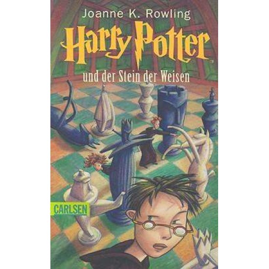 HARRY POTTER 1: UND DER STEIN DER WEISEN - GERMAN EDΙTION - TASCHENBUCH - J. K. ROWLING-KLAUS FRITZ