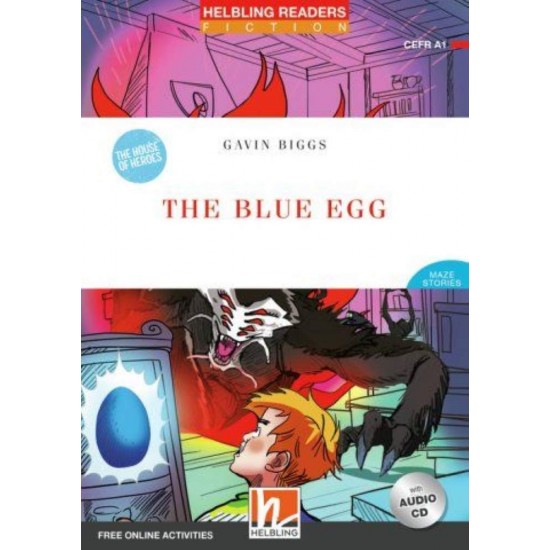 RED SERIES THE BLUE EGG - READER + AUDIO CD + E-ZONE (RED SERIES 1) - GAVIN BIGGS