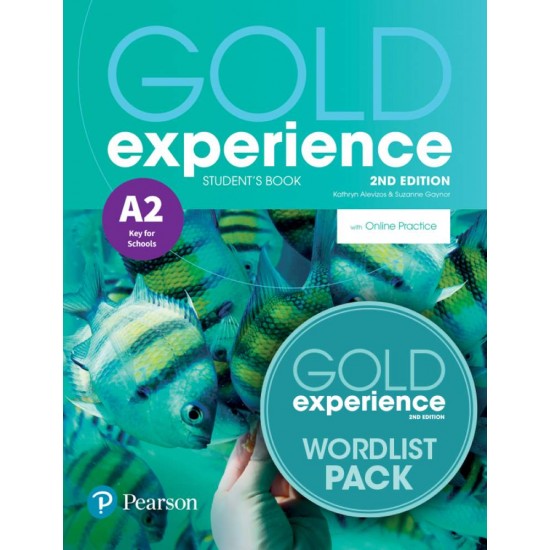 GOLD EXPERIENCE A2 SB PACK (+ EBOOK + ONLINE PRACTICE + WORDLIST) 2ND ED - KATHRYN ALEVIZOS-SUZANNE GAYNOR - 2021