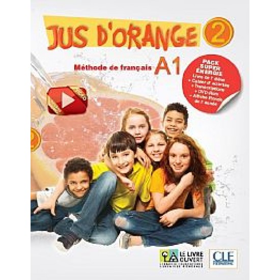 JUS D'ORANGE SUPER PACK ENERGIE 2 A1 (METHODE + CAHIER + DVD ROM + CARTE RONDE DE L'ANNEE + TRANSCRIPTIONS) - ΣΥΛΛΟΓΙΚΟ ΕΡΓΟ