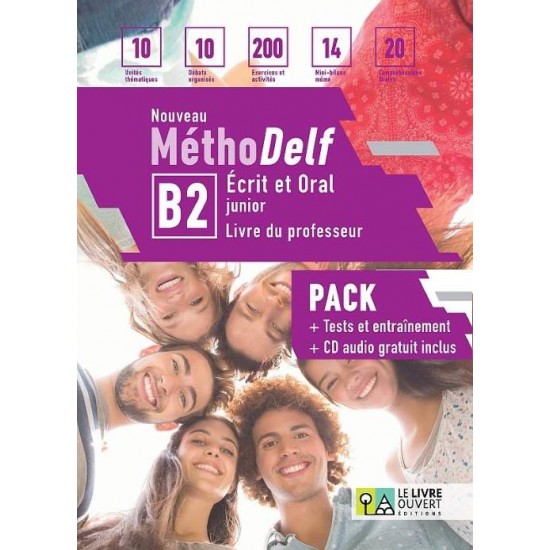 NOUVEAU METHODELF JUNIOR B2 PROFESSEUR PACK (+CD) - S. ASIMINIOU, N. BERTIN